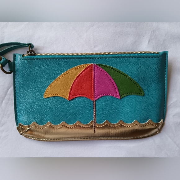 Relic By Fossil Takeaway Summer Beach Umbrella Wristlet  8" x 5" - Picture 2 of 8